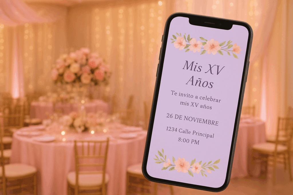 ventajas invitaciones digitales xv años